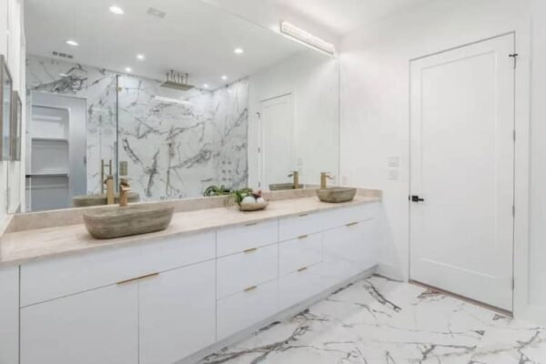 Gold Crystal Linear Wall Light